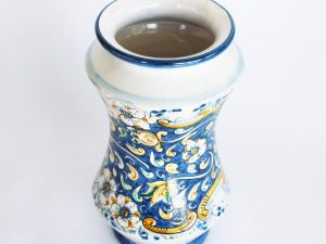 Vaso Albarello blu in Ceramiche di Caltagirone